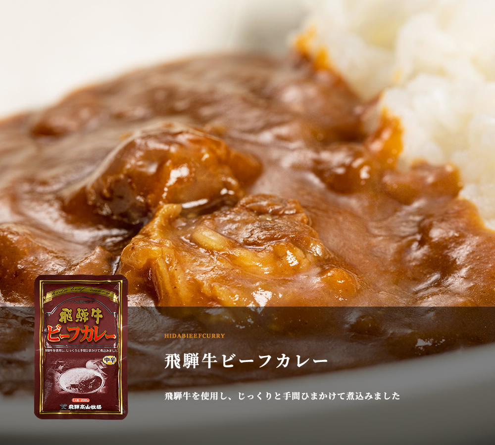 飛騨牛ビーフカレー