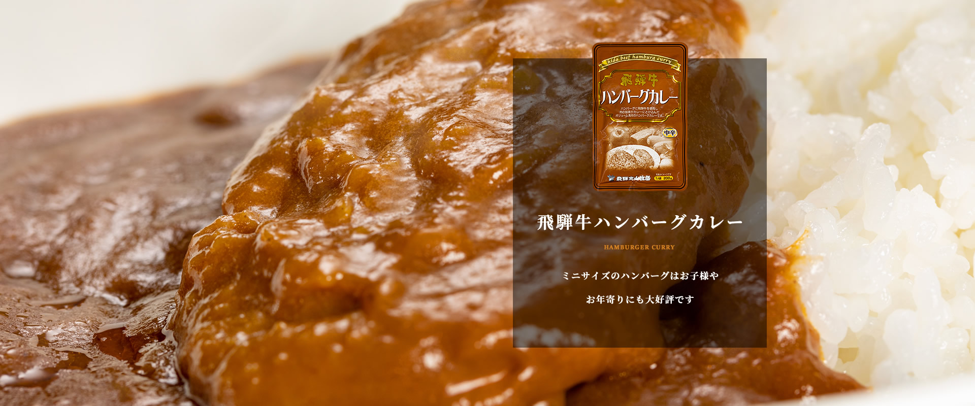 飛騨牛ハンバーグカレー